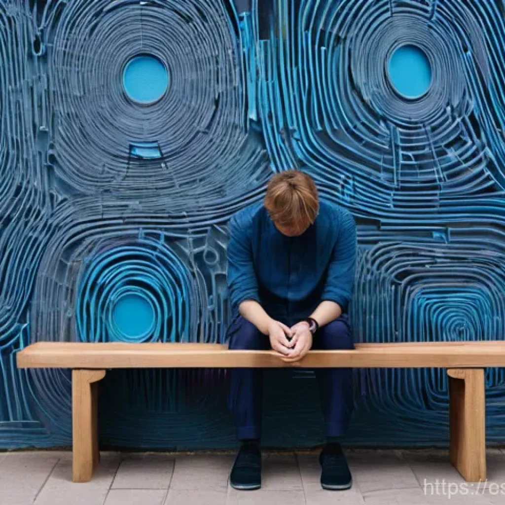 공황장애와 강박증의 관계 - The Mental Labyrinth of Anxiety and Obsession**

*   **Subject:** A gender-neutral adult, aged 25-40...