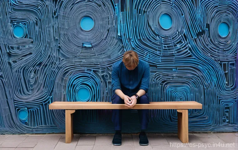 공황장애와 강박증의 관계 - The Mental Labyrinth of Anxiety and Obsession**
* **Subject:** A gender-neutral adult, aged 25-40...