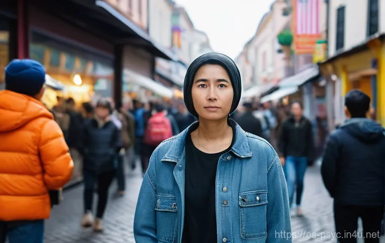 공황장애와 강박증의 관계 - The Mental Labyrinth of Anxiety and Obsession**

*   **Subject:** A gender-neutral adult, aged 25-40...