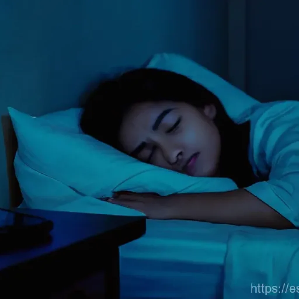 불면증 해결 성공 사례 - **Prompt 1: The Restless Night's Struggle**
An adult person in their early 30s, lying awake in b...