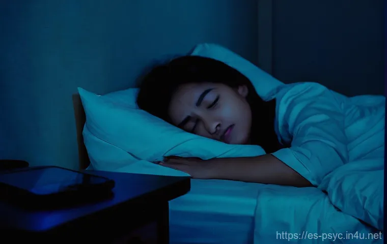 불면증 해결 성공 사례 - **Prompt 1: The Restless Night's Struggle**
    An adult person in their early 30s, lying awake in b...