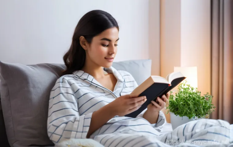 스트레스성 불면증 관리법 - **A person lying awake in a dimly lit bedroom at night.** The individual is on their back in bed, ey... 스트레스성 불면증 관리법 - **A person lying awake in a dimly lit bedroom at night.** The individual is on their back in bed, ey...