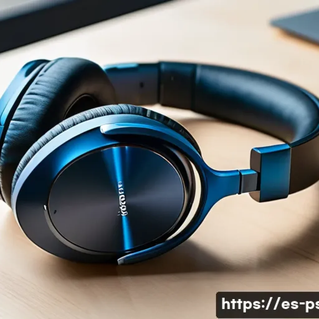 불면증 완화 기기 추천 - **Image Prompt 1: Smart Sleep Headphones for Tranquil Rest**